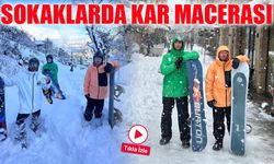 Ordu Sokaklarında Kar Macerası: Snowboard Şöleniyle Unutulmaz Anlar!