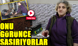 Trabzonlu Kadın Çaycı, Müşterilerini Şaşırtıyor