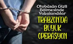 Trabzon’da Kaçak Göçmenlere Operasyon! Özel Bölmede Saklanan 26 Kişi Yakalandı