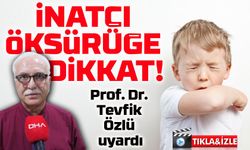 İnatçı Öksürüğe Dikkat! Prof. Dr. Özlü Uyardı: Boş Yere Antibiyotik Kullanmayın