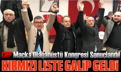 CHP Maçka Olağanüstü Kongresi Sonuçlandı! Kırmızı Liste Kazandı