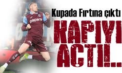 Trabzonspor Lundstram'ın golüyle Kupada Kapıyı Araladı