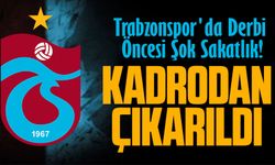 Trabzonspor'da Derbi Öncesi Şok Sakatlık! Kadrodan Çıkarıldı