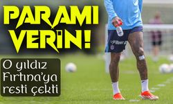 Trabzonspor'da Kadro Dışı Kalan Hollandalı Topçu Resti Çekti: "Paramı Almadan Gitmem!"