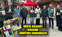 Yeşilay, Dünya Sigarayı Bırakma Günü'nde Trabzon'da Farkındalık Yaratıyor