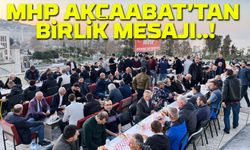 MHP Akçaabat’tan Birlik Mesajı! Geleneksel İftar Programına Yoğun Katılım