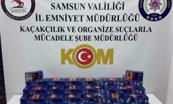 Samsun’da 20 bin adet kaçak makaron ele geçirildi