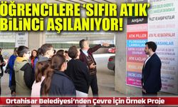 Öğrencilere ‘Sıfır Atık’ Bilinci Aşılanıyor! Ortahisar Belediyesi’nden Çevre İçin Örnek Proje