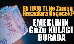 Emeklilere Bayram İkramiyesi Yatırılıyor! Peki Ek 1000 TL Ne Zaman Hesaplara Geçecek?