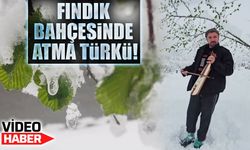 Fındık Bahçesinden Atma Türkü! Don ve Kokarca Tehlikesine Kemençeli Uyarı