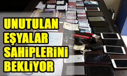 Unutulan Eşyalar Zabıta Karakolunda Sahiplerini Bekliyor