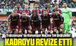 Trabzonspor’da Konyaspor Maçına Tek Değişiklik! Şenol Güneş Kadroyu Revize Etti