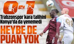 Trabzonspor kara talihini Konya'da da yenemedi