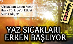 Afrika Sıcakları Türkiye’yi Etkisi Altına Alıyor: 15 Mart’ta Sıcaklıklar Zirveye Ulaşacak