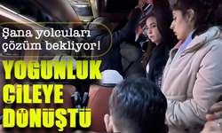 Trabzon Şana Minibüslerinde Yoğunluk Çileye Dönüştü: Yolcular Yer Bulamıyor!