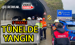 Artvin’de Tünelde Gürcistan Plakalı Tır Yandı: 5 Yaralı!