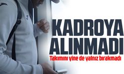 Trabzonspor'da Sakatlığına Rağmen Takımını Yalnız Bırakmadı!