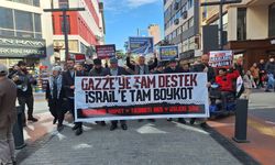 Trabzon’da Gazze İçin Yürüyüş: “İsrail’e Tam Boykot, Filistin’e Tam Destek!”