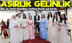 Rize’nin Asırlık Gelinlikleri Podyumda Sergilendi