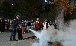 Artvin’de Anadolu İmam Hatip Lisesi Pansiyonunda Yangın ve Tahliye Tatbikatı