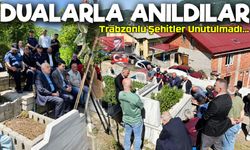 Trabzonlu Şehitler Haydar Arslan ve Mesut Uzun Şehadet Yıldönümlerinde Dualarla Anıldı