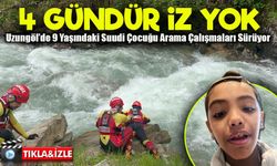 Uzungöl’de Derede Kaybolan 9 Yaşındaki Faisal’i Arama Çalışmaları 4. Gününde
