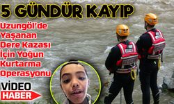 Uzungöl’de Dereye Düşen Suudi Çocuk 5 Gündür Aranıyor