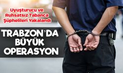 Of’ta Eş Zamanlı Asayiş Uygulaması: Uy*şturucu ve Ruhsatsız Silah Ele Geçirildi