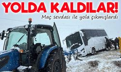 Trabzonspor Sevdası Yolda Kaldı: Taraftar Otobüsü Yoğun Kar Yağışı Nedeniyle Kaza Yaptı