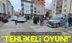 Araklı’da Okul Çıkışında Tehlikeli Oyun: Gençlerin Trafik Magandalığı Kazayla Bitti