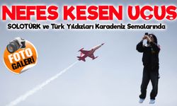 SOLOTÜRK ve Türk Yıldızları Samsun Semalarında: Nefes Kesen Uçuş Başladı!