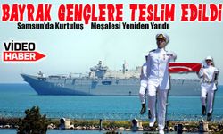 Samsun’da 19 Mayıs Coşkusu: Bayrak Devir Teslim Töreni ve TCG Anadolu’ya Büyük İlgi