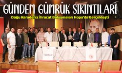 Doğu Karadeniz İhracat Buluşmalarında Hopa Gündemi: Gümrük Sıkıntıları