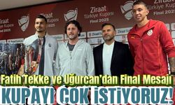 Fatih Tekke ve Uğurcan’dan Final Mesajı: “Bu Kupayı Trabzon’a Götüreceğiz!”