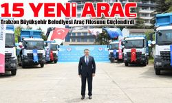 Trabzon Büyükşehir Belediyesi Araç Filosunu Güçlendirdi: 15 Yeni Araç Hizmete Alındı