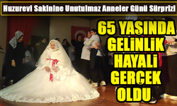65 Yaşında Gelinlik Giydi: Meslek Lisesi Öğrencilerinden Anlamlı Anneler Günü Kutlaması