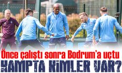 Pazar günü deplasmanda Bodrum FK ile karşılaşacak olan Trabzonspor Kamp Kadrosu Açıklandı