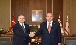 KKTC Cumhurbaşkanı Tatar, Bakan Şimşek’i kabul etti