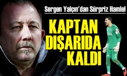 Sergen Yalçın'dan Sürpriz Hamle! Pedro Malheiro Yılın 11’inde, Uğurcan Dışarıda