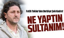 Fatih Tekke’den Derbiye Şok Kadro! Galatasaray Maçına Yıldızlar Kulübede Başladı