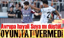 Avrupa Hayali Tehlikede! Trabzonspor’un Bodrum’daki İlk Yarısı Hayal Kırıklığı Yarattı