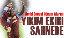 Trabzonspor, Galatasaray derbisinde hücum hattına güveniyor. Nwakaeme, Zubkov, Sikan ve Banza