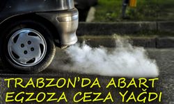 Trabzon’da abart egzozlu 10 araç trafikten men edildi