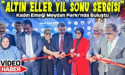 “Altın Eller Yıl Sonu Sergisi” Trabzon Meydan Parkı’nda Açıldı