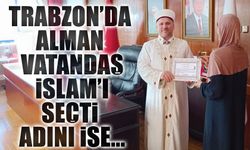 Alman Vatandaşı Trabzon’da Müslüman Oldu, ‘Meryem’ İsmini Aldı
