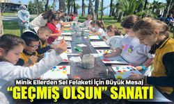 Çocuklarımız sanatla buluştu: Minik ressamlar duygulandırdı
