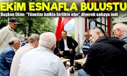 Başkan Ekim her daim sahada: Doğanköy ve Işıklar’da vatandaşla buluştu