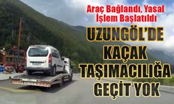 Uzungöl’de Kaçak Taşımaya Jandarma Darbesi! Arap Turistleri Taşıyan Araç Bağlandı