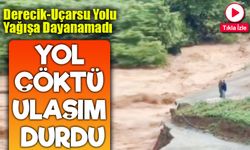 Derecik-Uçarsu Yolu Aşırı Yağışa Teslim Oldu: Ulaşım Durdu