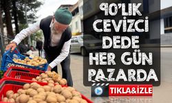 ‘Cevizci Dede’ Tahsin Doğru çalışma azmiyle gençlere ilham veriyor